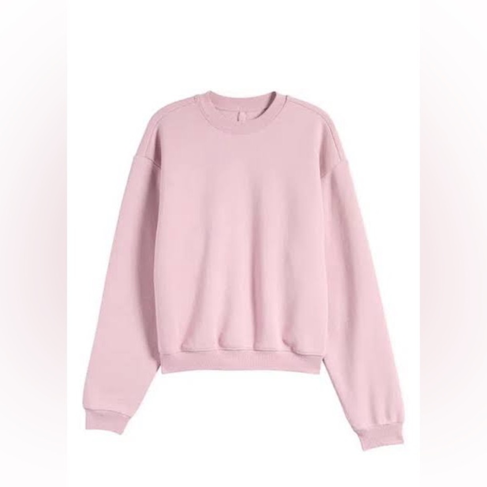 SKIMS Cotton Blend Fleece Classic Crew Sweatshirt